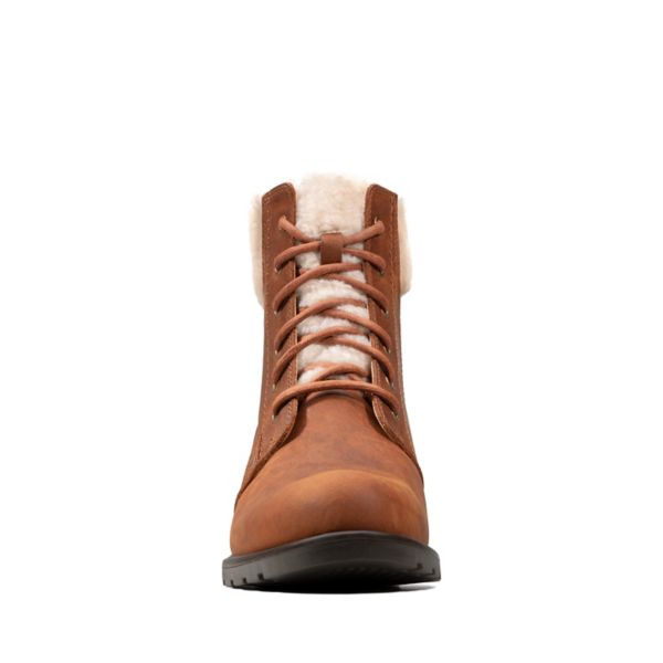 Clarks Womens Orinoco Dusk Lace Up Boots Brown | UK-3697014